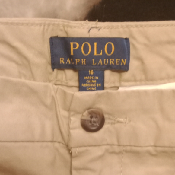 Ralph Lauren boys khaki pants size 16 - Picture 3 of 6